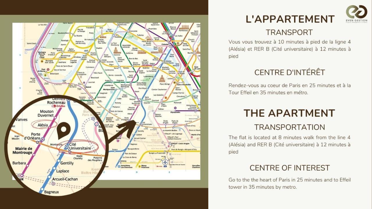 Cosy Independant Studio Proche Gare Et Jardin Paris Ngoại thất bức ảnh